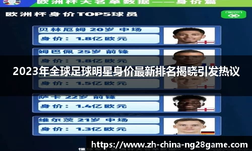 2023年全球足球明星身价最新排名揭晓引发热议